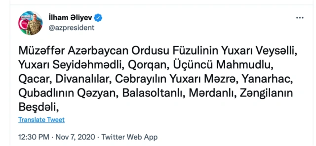 Vətən müharibəsinin 42-ci günü: 16 kənd işğaldan azad edilir