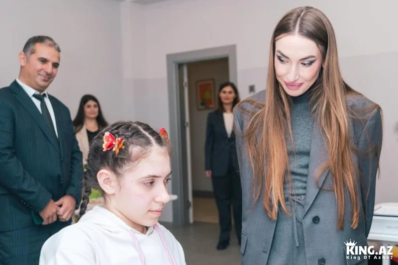 Alyona Əliyeva Autizm Mərkəzindən paylaşım edib