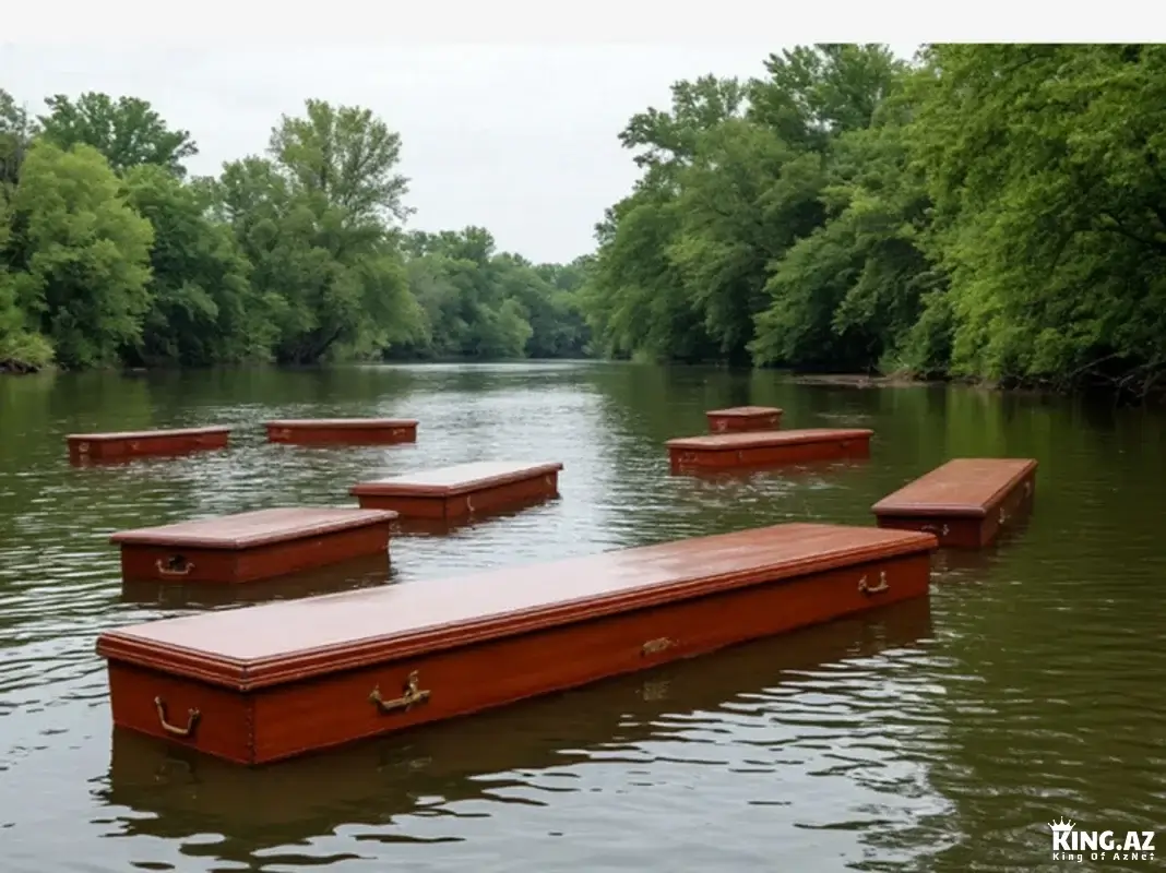 Braziliyada daşqınlar: Tabutlar küçələr boyu üzdü