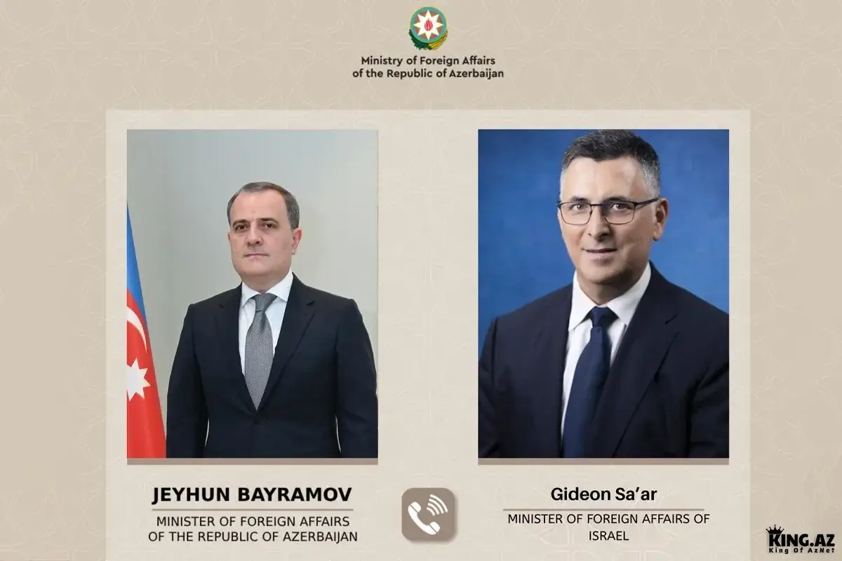 İsrail XİN başçısı Ceyhun Bayramova zəng etdi: Naxçıvana hücum pisləndi