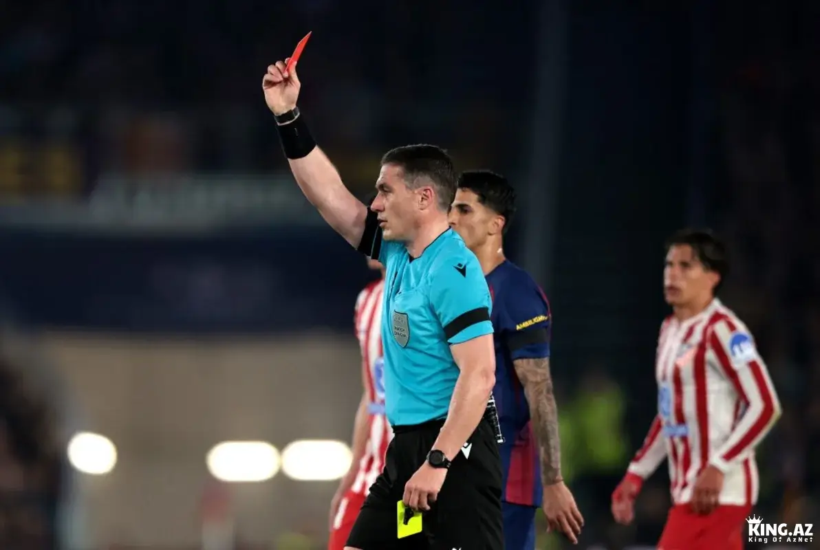 "Barselona" - "Atletiko Madrid" matçının hakiminə AĞIR CƏZA