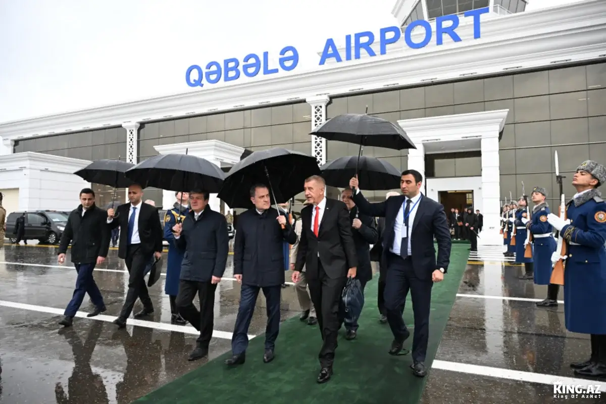 Çexiyanın baş nazirinin Azərbaycana səfəri başa çatıb