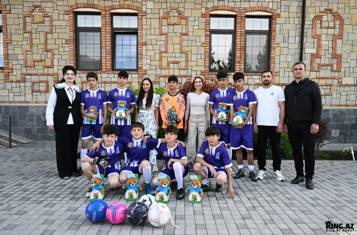 Leyla Əliyeva və Arzu Əliyeva Şəkidə uşaq evi sosial xidmət müəssisəsində olublar