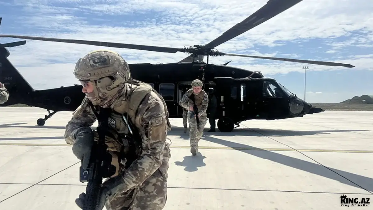 Azərbaycanlı hərbçilərin Türkiyədəki təlimindən GÖRÜNTÜLƏR