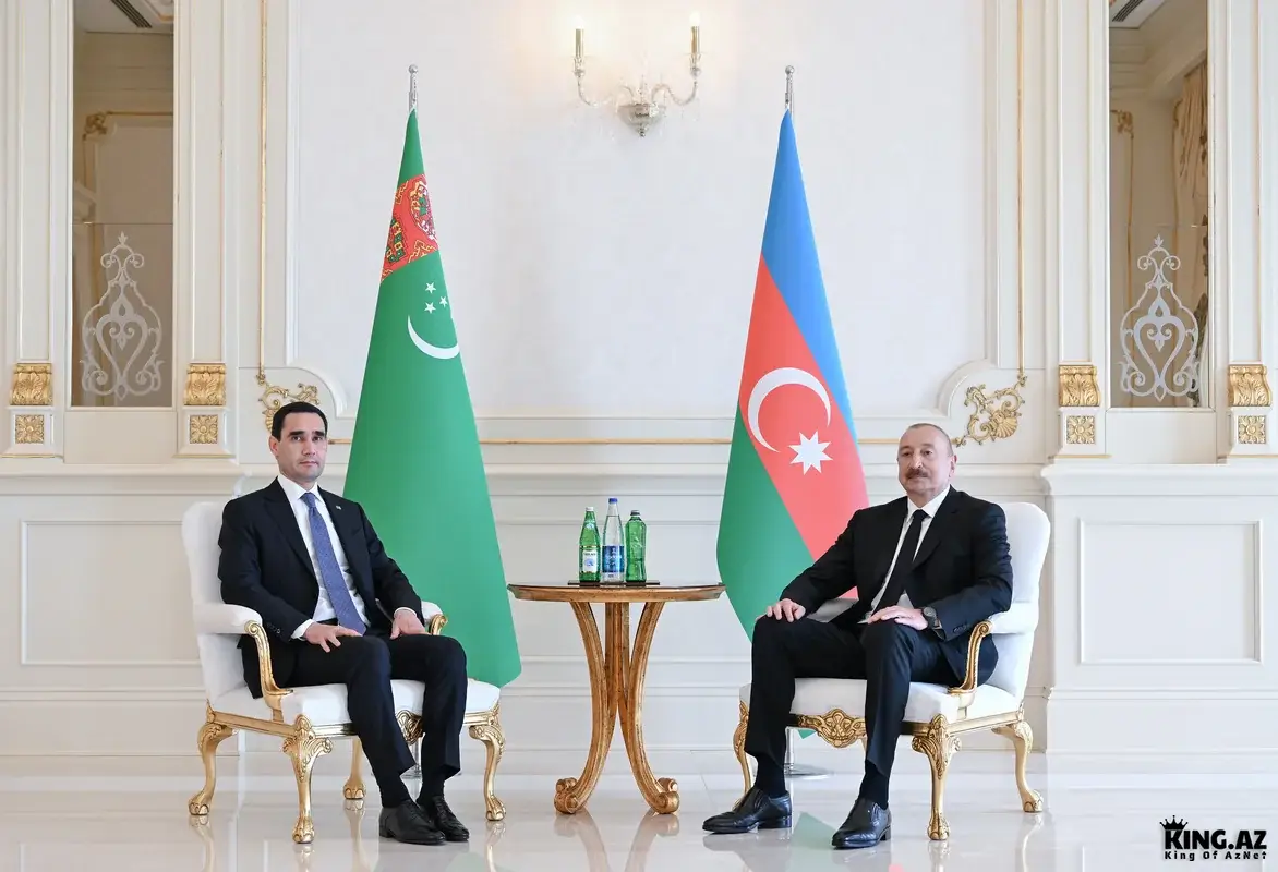 Azərbaycan və Türkmənistan prezidentlərinin təkbətək görüşü olub